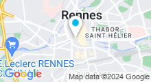 Plan Carte Spa La Suite 15 à Rennes
