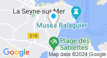 Plan Carte Spa de la Lézardière à Tamaris-sur-Mer