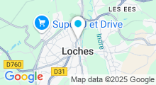 Plan Carte Spa Les Bains Douches à Loches