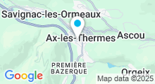 Plan Carte Thermes à Ax-les-Thermes