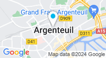 Plan Carte Balnéo Aqua Bleue Marine à Argenteuil