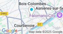 Plan Carte Spa Equiliforme à Asnières-sur-Seine