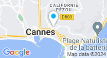 Plan Carte Spa Cézanne à Cannes