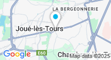 Plan Carte Les Océades à Joué-les-Tours