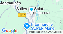 Plan Carte Thermes à Salies-du-Salat