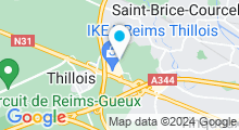 Plan Carte Spa urbain Passage Bleu à Thillois