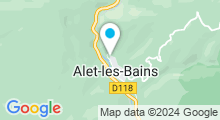 Plan Carte Thermes à Alet-les-Bains