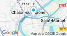 Plan Carte Spa urbain Passage Bleu à Chalon-sur-Saône