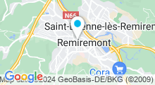 Plan Carte Spa urbain Passage Bleu à Remiremont