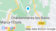 Plan Carte Spa du Pavillon de la Rotonde à Charbonnières-les-Bains
