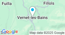 Plan Carte Thermes à Vernet-les-Bains