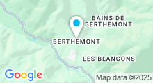 Plan Carte Thermes à Berthemont-les-Bains