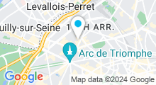 Plan Carte Centre Waterbike Ternes-Renaudes à Paris (17ème)