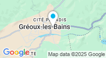 Plan Carte Thermes à Gréoux-les-Bains