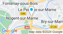 Plan Carte Centre aquabike & spa Dermessence à Nogent-sur-Marne