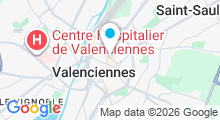Plan Carte Centre aquabike B comme Beauty &agrave; Valenciennes 