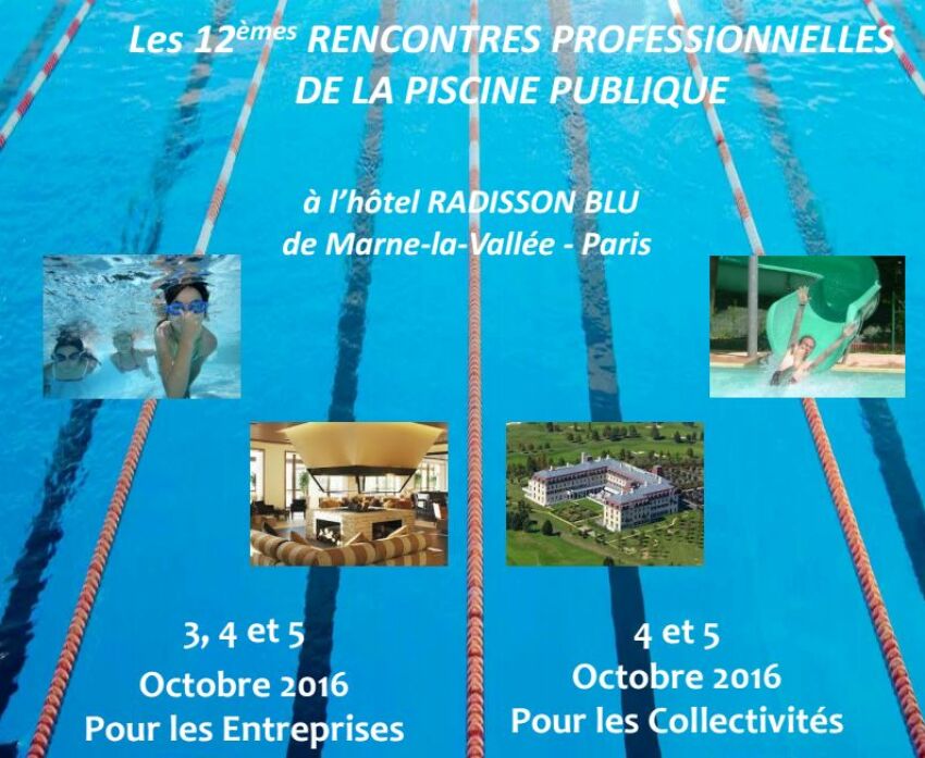 12e rencontres professionnelles de la piscine publique&nbsp;&nbsp;