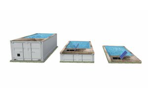 3 types de pose d'une piscine container