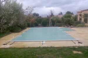 Bâche à barre d'hivernage sur mesure Bâche à barre d'hivernage sur mesure
