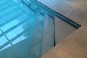 #BassinAmovible

Hidden Pool piscine avec escalier escamotable d'angle de trois marches