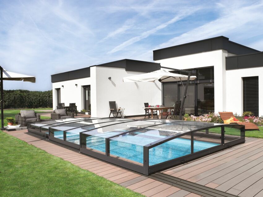 Abri de piscine GAIA PREMIUM, par Piscines Ibiza 