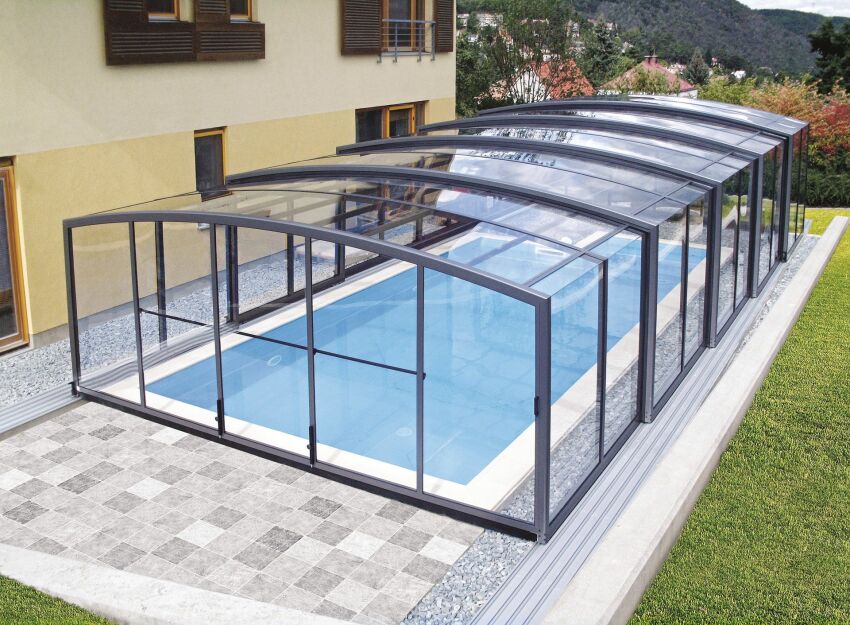 Abri de piscine LIVIA PREMIUM, par Piscines Ibiza 