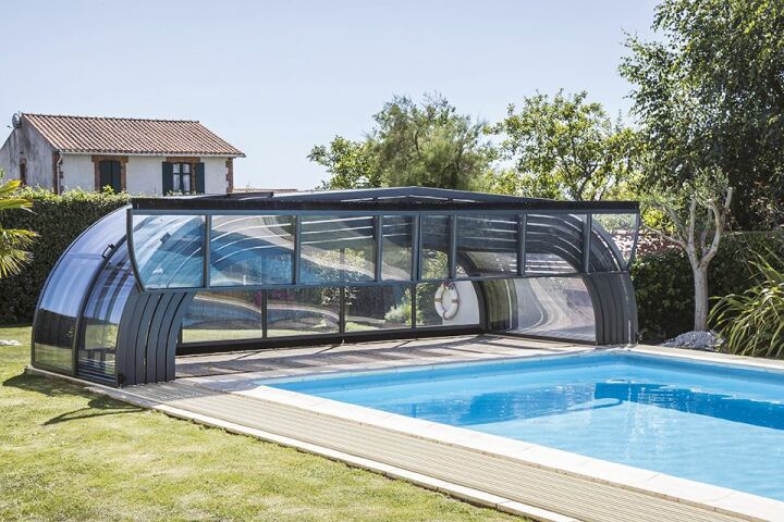 Abri piscine Elliptik Mi-Haut Abri piscine Elliptik Mi-Haut