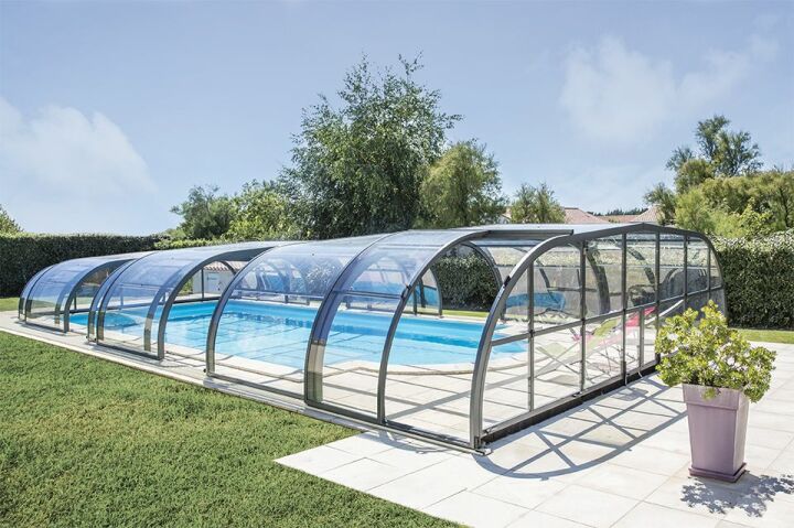 Abri piscine Elliptik Mi-Haut Abri piscine Elliptik Mi-Haut