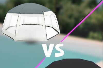 Automne 2024 : Quelle est la meilleure protection pour une piscine ? Abri de piscine VS Bâches de piscine