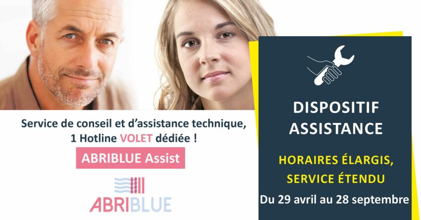 "Abriblue Assist" : du 29 avril au 28 septembre, Abriblue se mobilise pour faciliter le quotidien des professionnels du volet de piscine dans la gestion de leur activité&nbsp;&nbsp;