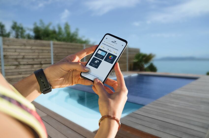 AERO : application de gestion à distance des équipements de la piscine, par Abriblue&nbsp;&nbsp;