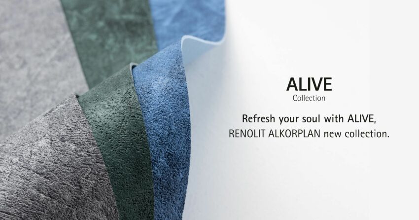 Alive, nouvelle collection de membranes PVC armé pour piscines, par RENOLIT&nbsp;&nbsp;