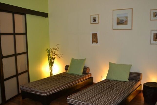 Salle de repos après la séance Salle de repos après la séance