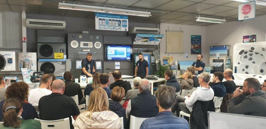 Ateliers "Remise en route d'une piscine" dans les magasins Irrijardin au printemps &nbsp;&nbsp;