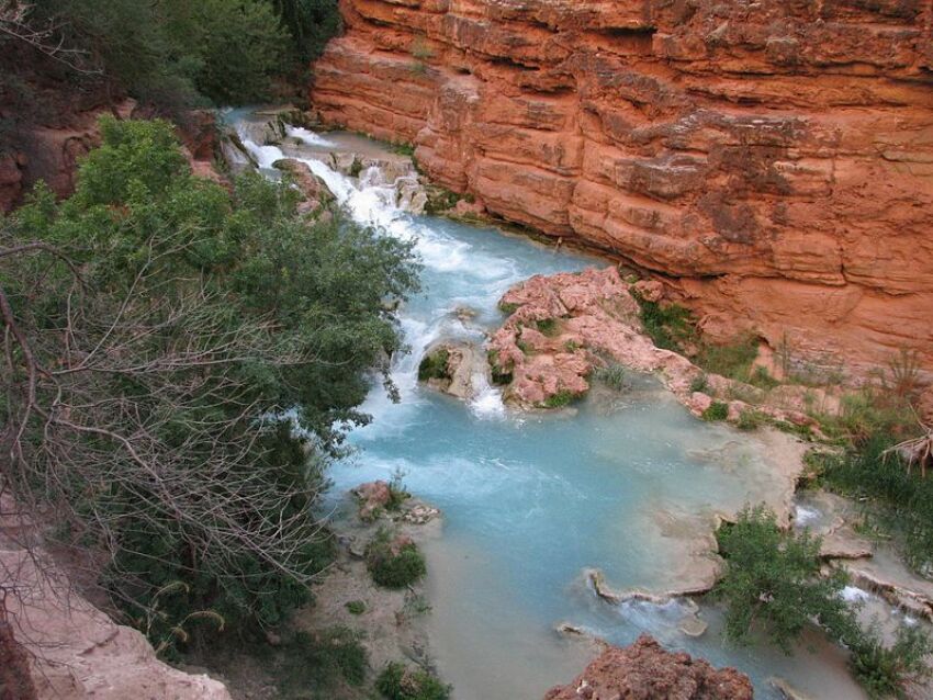 Au coeur du Grand Canyon, les Chutes d'Havasu&nbsp;&nbsp;