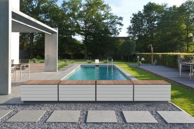 Zen’it par Fluidra : un banc de piscine esthétique et fonctionnel