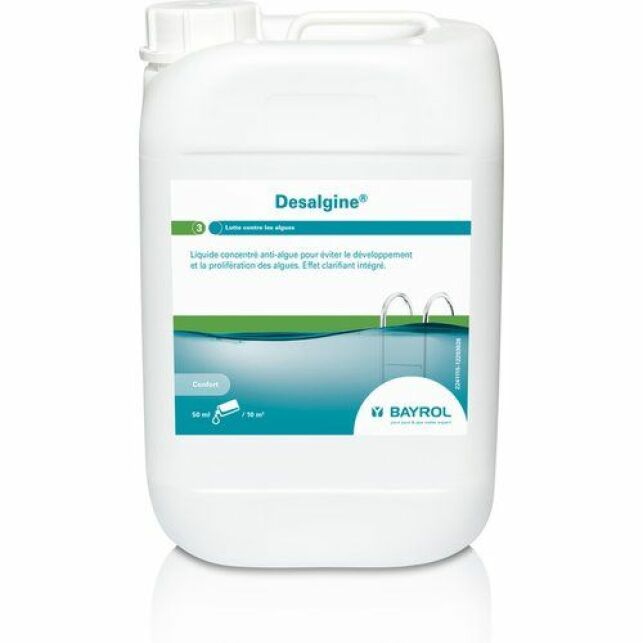 Desalgine bidon 6L - Anti-algues piscine eau claire
