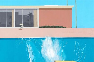 La piscine en peinture : découvrez l’œuvre de David Hockney