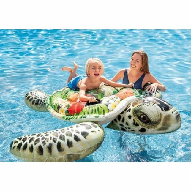 Bouée gonflable tortue tropicale 