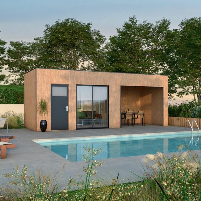 Le pool house Boximby est la solution écologique et économique