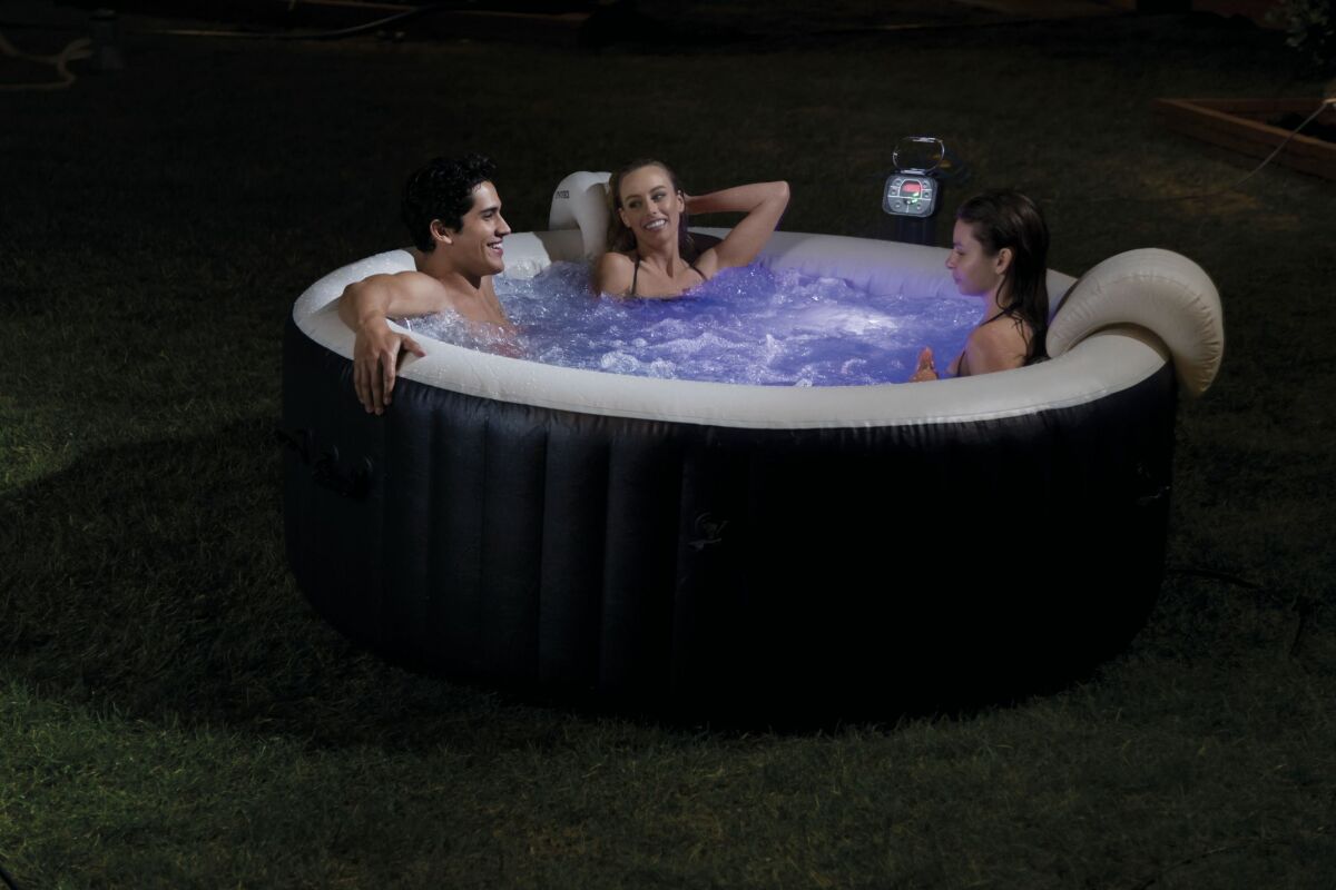 Spa gonflable PureSpa Sahara rond Bulles 6 places - Intex