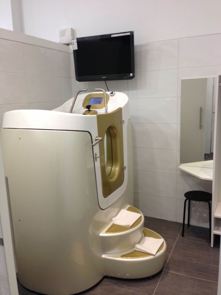 Cabine d'aquabiking du centre Waterbike de Lyon Cabine d'aquabiking du centre Waterbike de Lyon