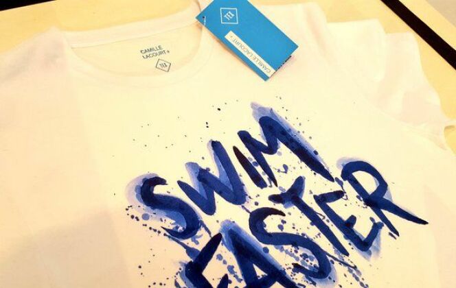 T-Shirt Swim Faster © Carrefour - Tex