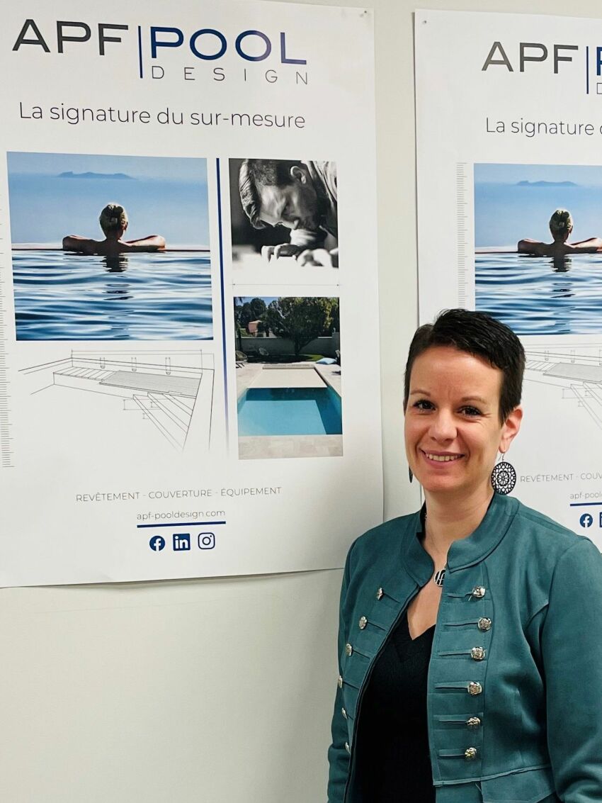 Camille Veyrier, nouvelle Responsable Communication d'APF Pool Design&nbsp;&nbsp;