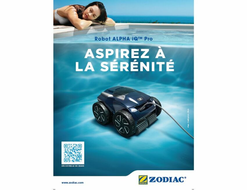 Campagne de publicité pour les robots de piscine Zodiac® - "Aspirez à la Sérénité"&nbsp;&nbsp;