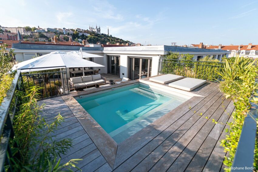 Catégorie Piscine de moins de 10m² - Trophée d'Or - Architecte : Mathieu Cornier&nbsp;&nbsp;