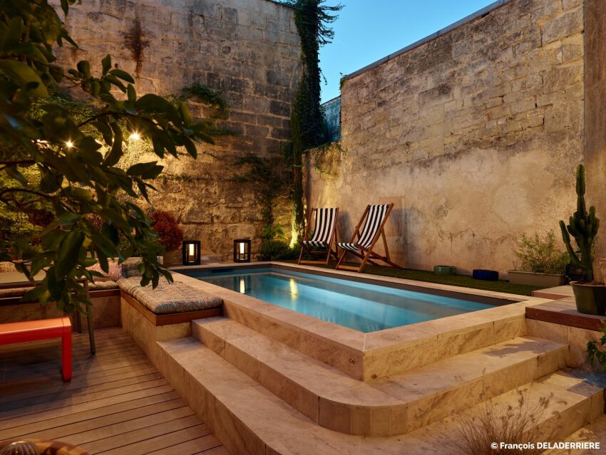 Catégorie Piscine de Nuit - Trophée d'Argent - Agrétec / Piscines Carré Bleu&nbsp;&nbsp;