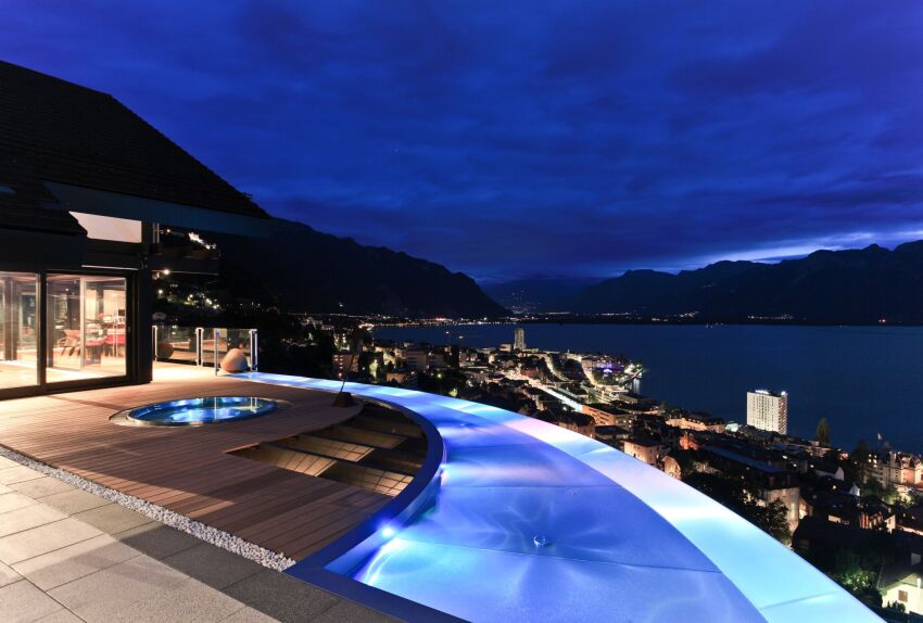 Catégorie piscines privées de nuit - Polytherm GmbH&nbsp;&nbsp;