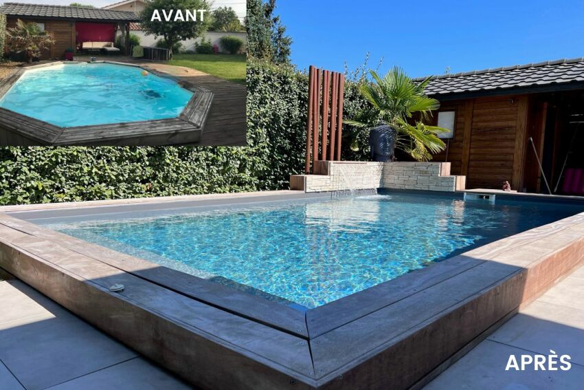 Catégorie Rénovation de piscine - Trophée Argent ex-aequo - A l'Eau Alex 