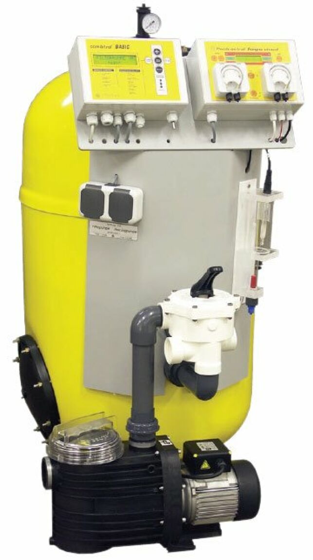 Centrale de filtration et désinfection Dinotec Watercom Slimline Basic